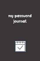 My Password Journal