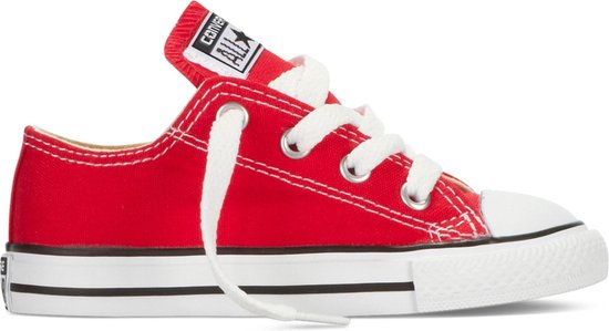 Piepen Overtuiging verkouden worden Converse Chuck Taylor All Star Ox Sneakers - Maat 24 - Unisex - rood/wit |  bol.com