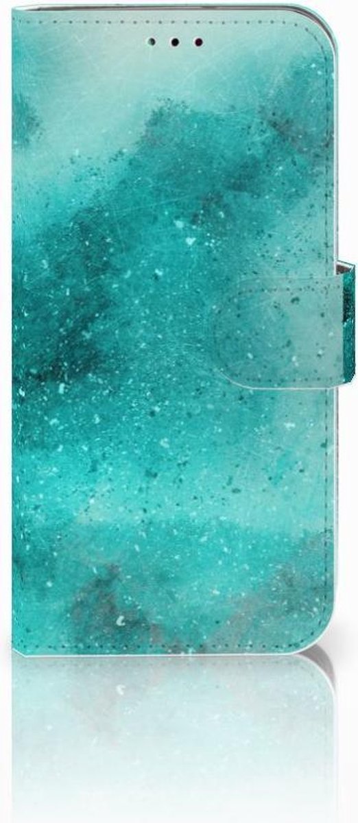 Hoesje Samsung Galaxy A40 Painting Blue