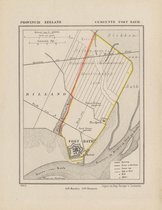 Historische kaart, plattegrond van gemeente Fort - Bath in Zeeland uit 1867 door Kuyper van Kaartcadeau.com