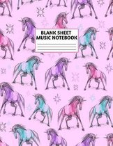 Blank Sheet Music Notebook