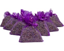 Bio scents Franse Lavendel geur zakjes 10 stuks paars - biologisch ...
