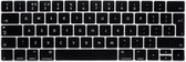 Siliconen Toetsenbord bescherming voor Macbook Pro met Touch Bar Zwart