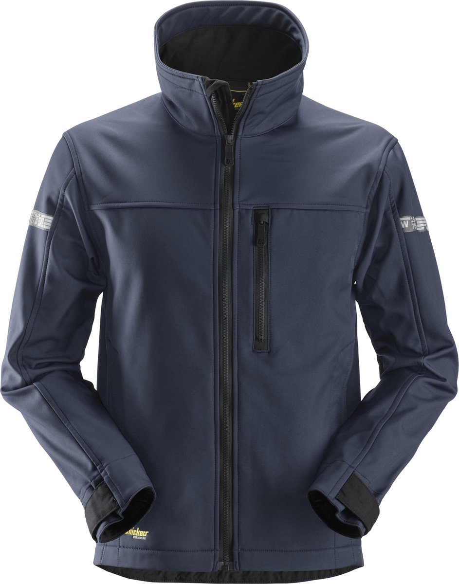 Snickers Softshell Jack - AllroundWork 1200 - navy/black - Maat XXL
