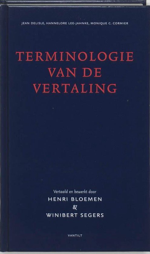 Cover van het boek 'Terminologie van de vertaling / druk 1' van Jean Delisle