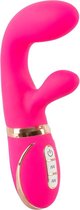 Vibe Couture – Ravish G-spot Clitoris Vibrator met Hard Gebogen Kop en Dubbellaagse Siliconen – 17 cm – Roze