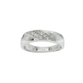 Classics&More - Zilveren ring met steen gerodineerd