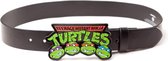 "Ninja Turtles Zwarte Riem met Logo Gesp Maat XL ( 40""-46"")"