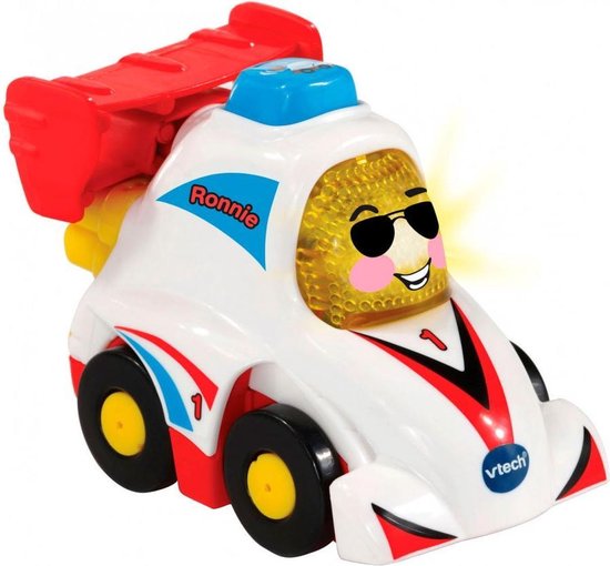 VTech Toet Toet Auto's Ronnie Raceauto - Educatief Baby Speelgoed - Interactieve Speelgoed Auto - 1 tot 5 Jaar