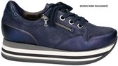 Softwaves -Dames -  blauw donker - sneakers  - maat 38