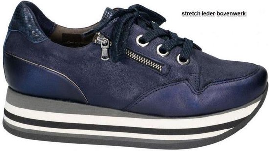 Softwaves -Dames - blauw donker - sneakers - maat 38 | bol.com