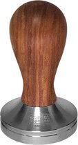 scarlet espresso | Tamper "Classic" voor barista; met ergonomische handgreep van kostbaar hout en een nauwkeurig vervaardigde roestvrijstalen basis.