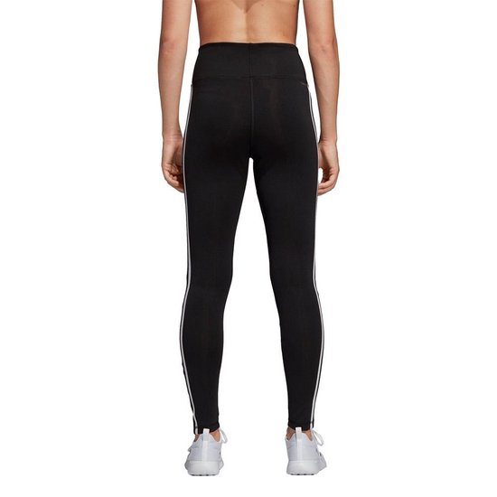 | adidas D2M 3 Stripes tight dames zwartwit | adidas D2M 3 Stripes tight dames zwartwit