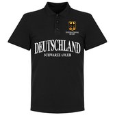 Duitsland Rugby Polo - Zwart  - M