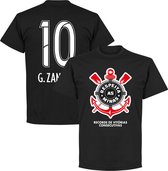 Corinthians G. Zanotti 10 Minas T-Shirt - Zwart  - XS