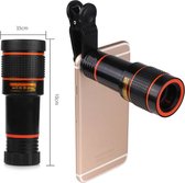 Universele Optische Zoom Lens 12x met Clip Zwart