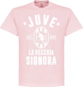 Juventus Established T-Shirt - Roze - M