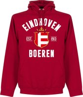 Eindhoven Established Hooded Sweater - Rood - M