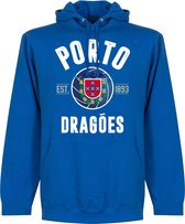 Porto Established Hooded Sweater - Blauw - S