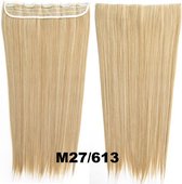 Clip in hairextensions 1 baan straight blond M27/613