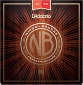 D'Addario NB1356 13-56 Nickel Bronze Acoustic Light Medium - Akoestische gitaarsnaren