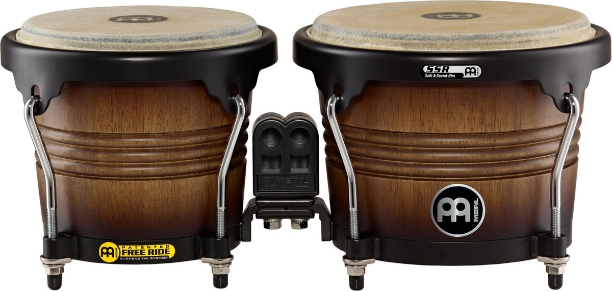 Meinl FreeRide Bongos FWB190ATB-M, 6-3/4"+8" - Bongo