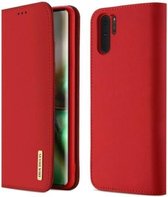 Hoesje geschikt voor Samsung Galaxy Note 10 - dux ducis wish wallet book case - rood