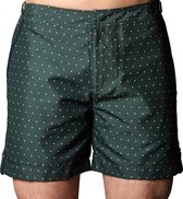 Korte Broek en Zwembroek Heren Sanwin - Donker Groen Tampa Dots - Maat 40 - XXL