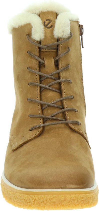 Ecco Crepetray dames veterboot - Camel - Maat 37 | Bestel nu!