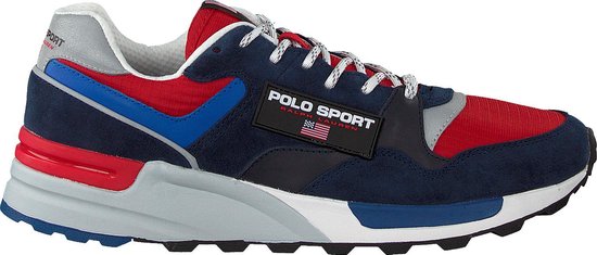 Polo Ralph Lauren Heren Lage sneakers Trackster 100 - Blauw - Maat 44 |  bol.com