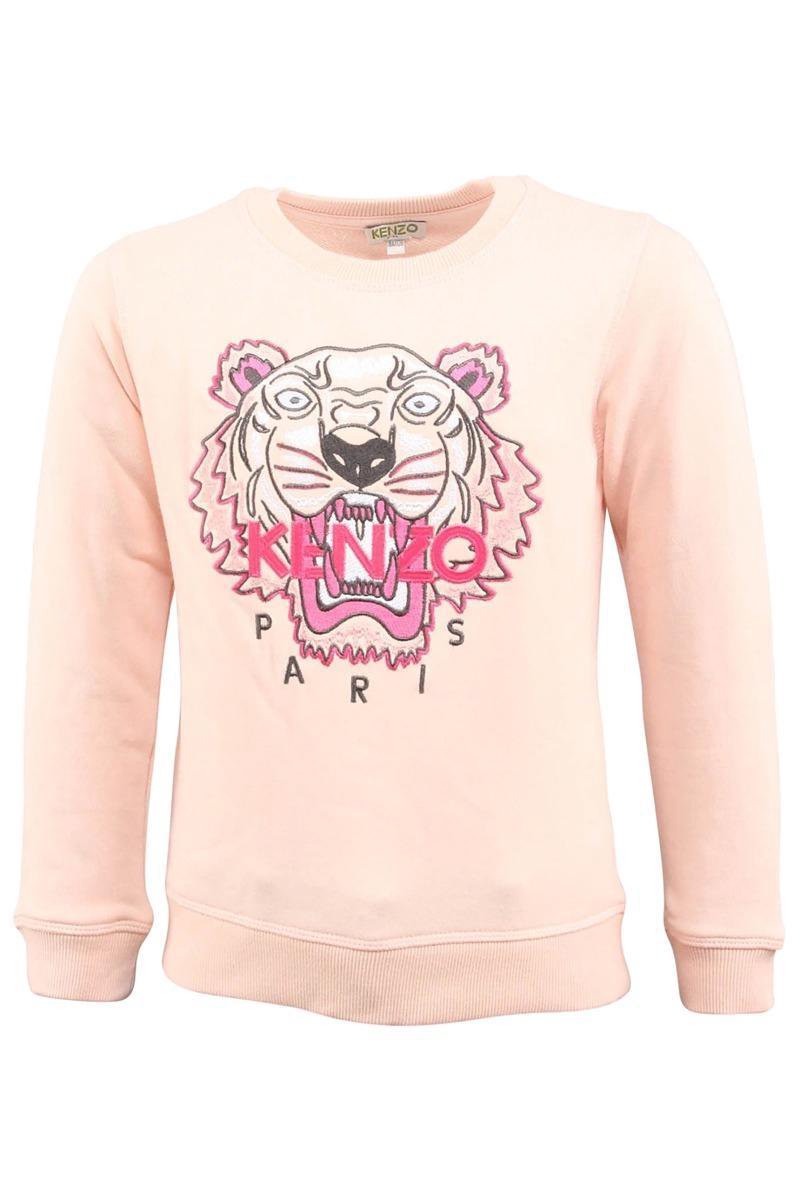 | Kenzo Kids Tiger JG B2 Bis Sweat Kenzo Sweater Tiger Light Pink Roze | Winkelstraat.nl
