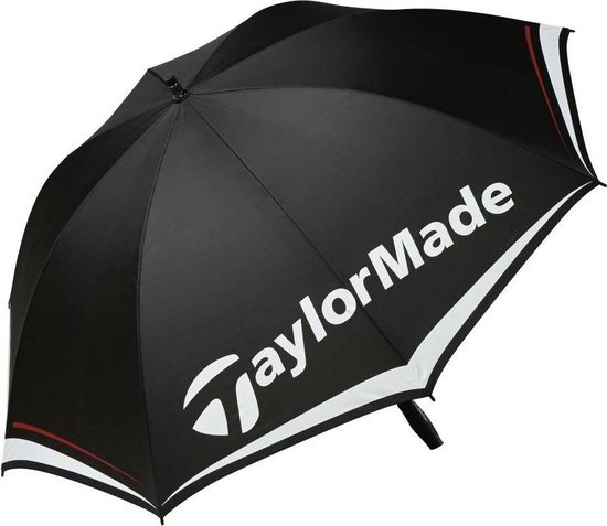 Foto: Taylormade 60 single canopy golfparaplu zwart wit grijs