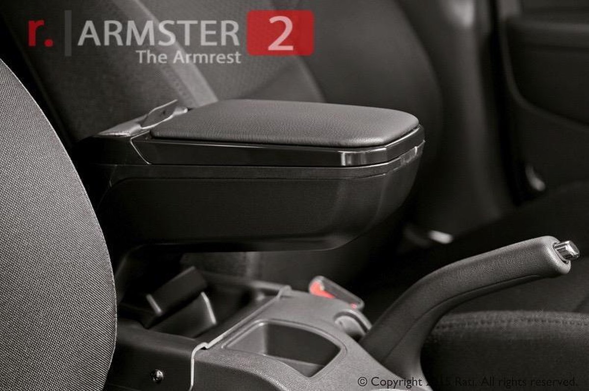Armrests Armster 500L Black Black/Grey