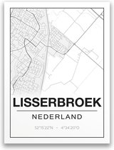 Poster/plattegrond LISSERBROEK - A4