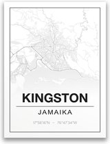 Poster/plattegrond KINGSTON - A4