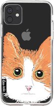 Casetastic Apple iPhone 11 Hoesje - Softcover Hoesje met Design - Little Cat Print