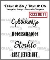 Crealies • Tekst & Zo NL tekst stempel beterschap no.11 - 1 stuk