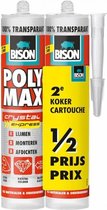 Bison polymax crystal express transparant duoverpakking