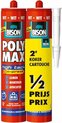 Bison polymax high tack express wit duoverpakking
