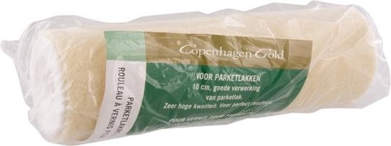 Copenhagen Gold parketlakroller / veloursroller - 18 cm.