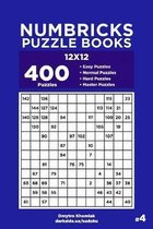 Numbricks Puzzle Books- Numbricks Puzzle Books - 400 Easy to Master Puzzles 12x12 (Volume 4)