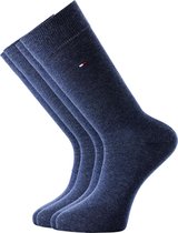 Tommy Hilfiger Classic Socks (2-pack) - herensokken katoen - jeans blauw - Maat: 39-42