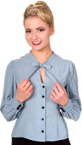 Dancing Days Blouse -S- BRIGHT SIDE Blauw