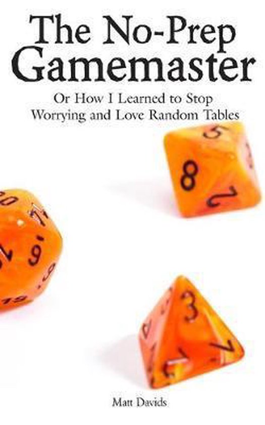 RPG Game Master Resources-The No-Prep Gamemaster