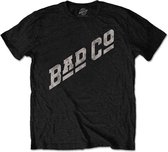 Bad Company - Slant Logo Heren T-shirt - S - Zwart