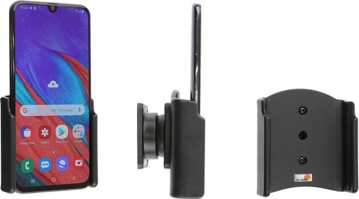 Brodit houder geschikt voor Samsung Galaxy A40 (SM-A405) Passieve houder met swivelmount