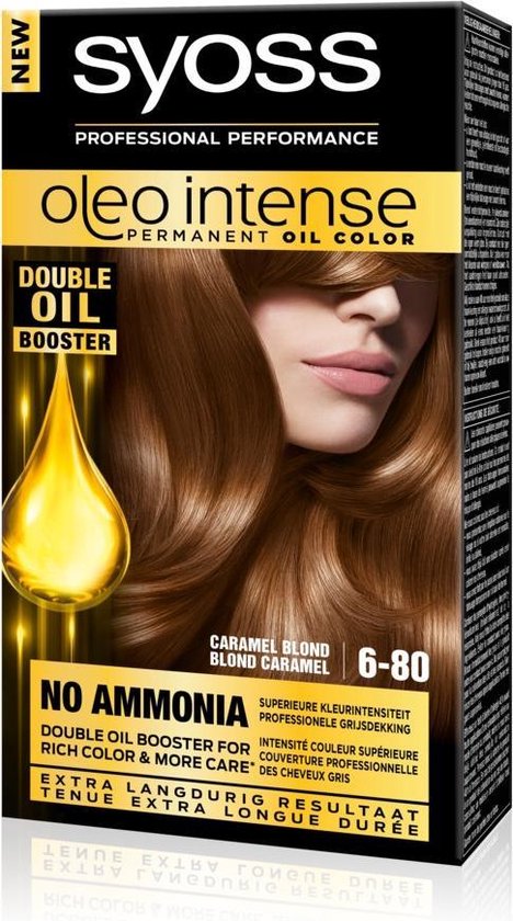 Syoss Oleo Intense 6.80 Caramel Blond Value Pack | bol.com