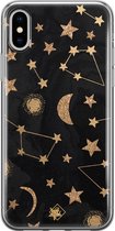 iPhone X/XS hoesje siliconen - Counting the stars | Apple iPhone Xs case | TPU backcover transparant