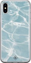 iPhone X/XS hoesje siliconen - Oceaan | Apple iPhone Xs case | TPU backcover transparant