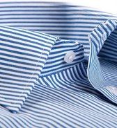 Ledub mouwlengte 7 overhemd modern fit kobaltblauw